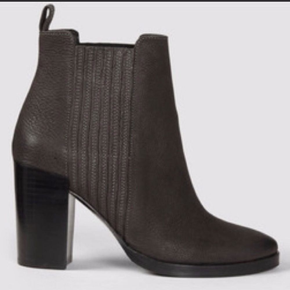 ALLSAINTS Jinx Distressed Leather Chelsea Booties